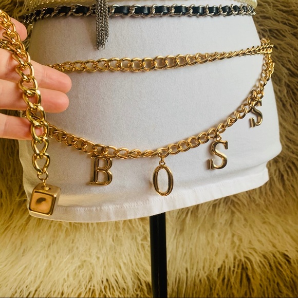 Gold Chain BOSS Belt - Picture 4 of 8